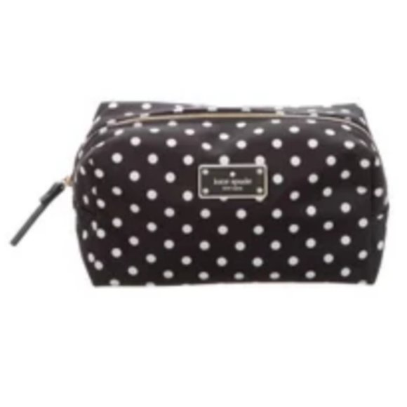 Kate Spade Blake Avenue Diamond Dot Medium Davie cosmetic makeup bag nwt - Picture 2 of 5